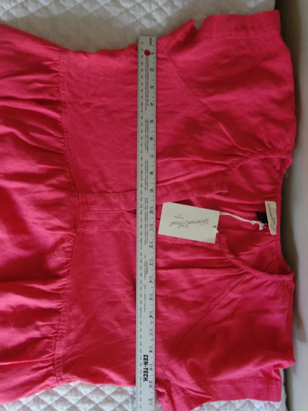 NWT UNIVERSAL THREAD Mini Linen Blend Dress in Full Bloom Pink – Med - Picture 8 of 8